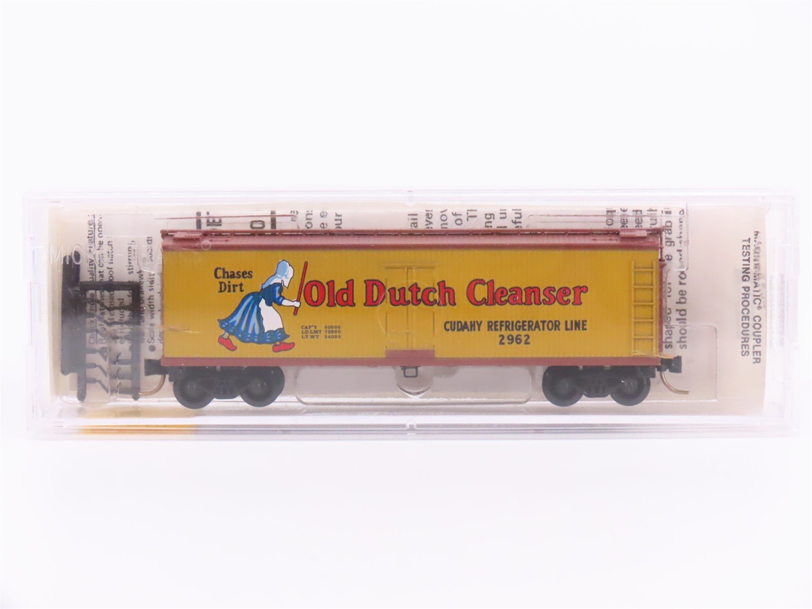 N Scale Micro-Trains MTL 49010 CRLX Old Dutch Cleanser 40' Wood Box Car #2962