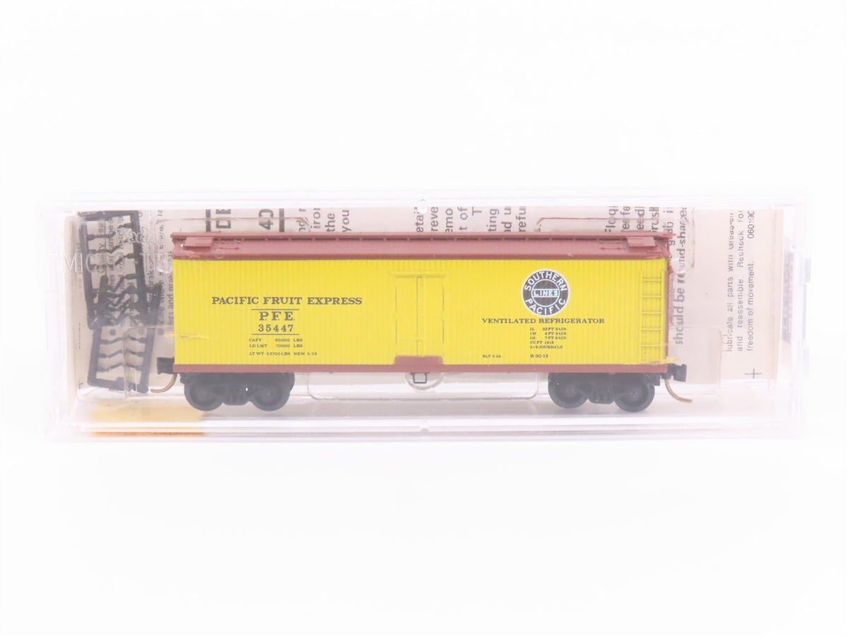 N Kadee Micro-Trains MTL 49180 SP UP PFE Pacific Fruit Express 40&#39; Reefer #35447