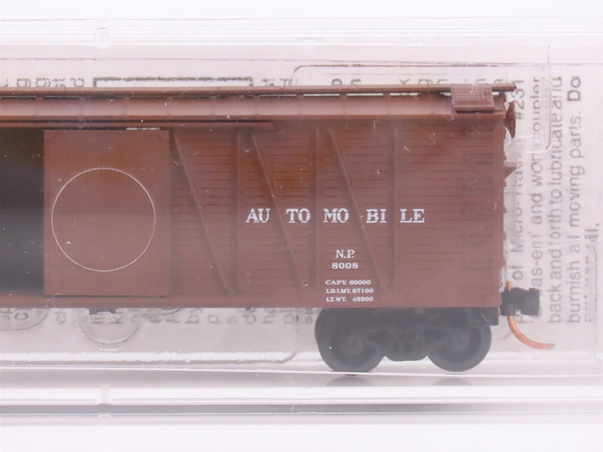 N Scale Micro-Trains MTL 29030 NP Northern Pacific Automobile 40&#39; Box Car #8008