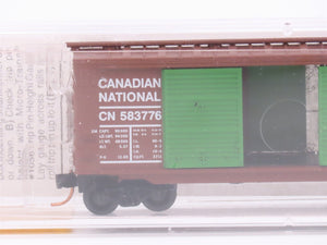 N Scale Micro-Trains MTL 23070 CN Canadian National Railroad 40' Box Car #583776