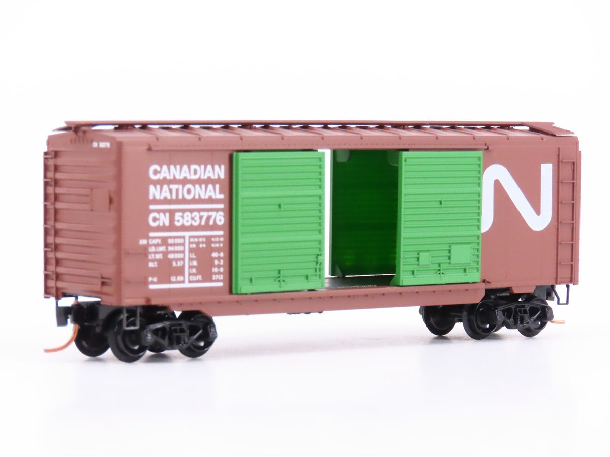 N Scale Micro-Trains MTL 23070 CN Canadian National Railroad 40&#39; Box Car #583776