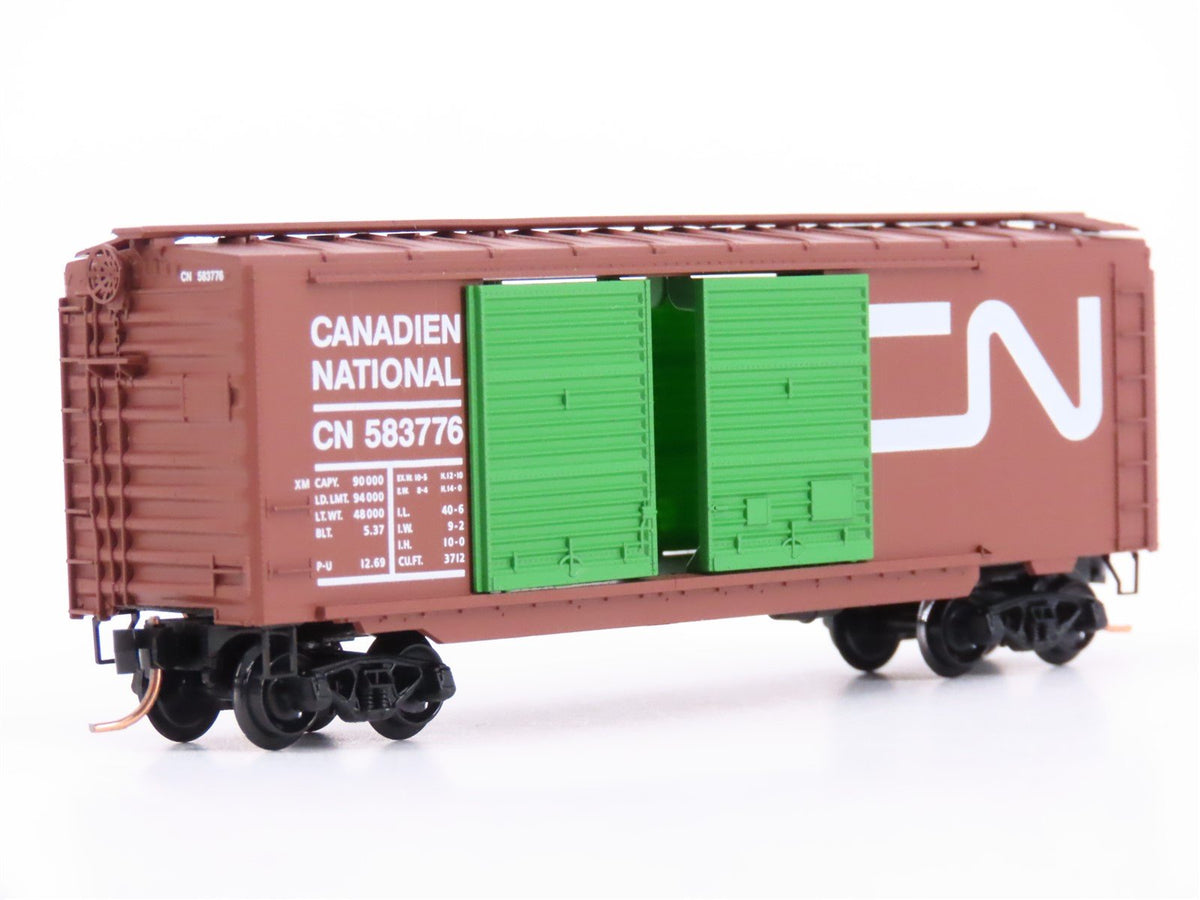 N Scale Micro-Trains MTL 23070 CN Canadian National Railroad 40&#39; Box Car #583776