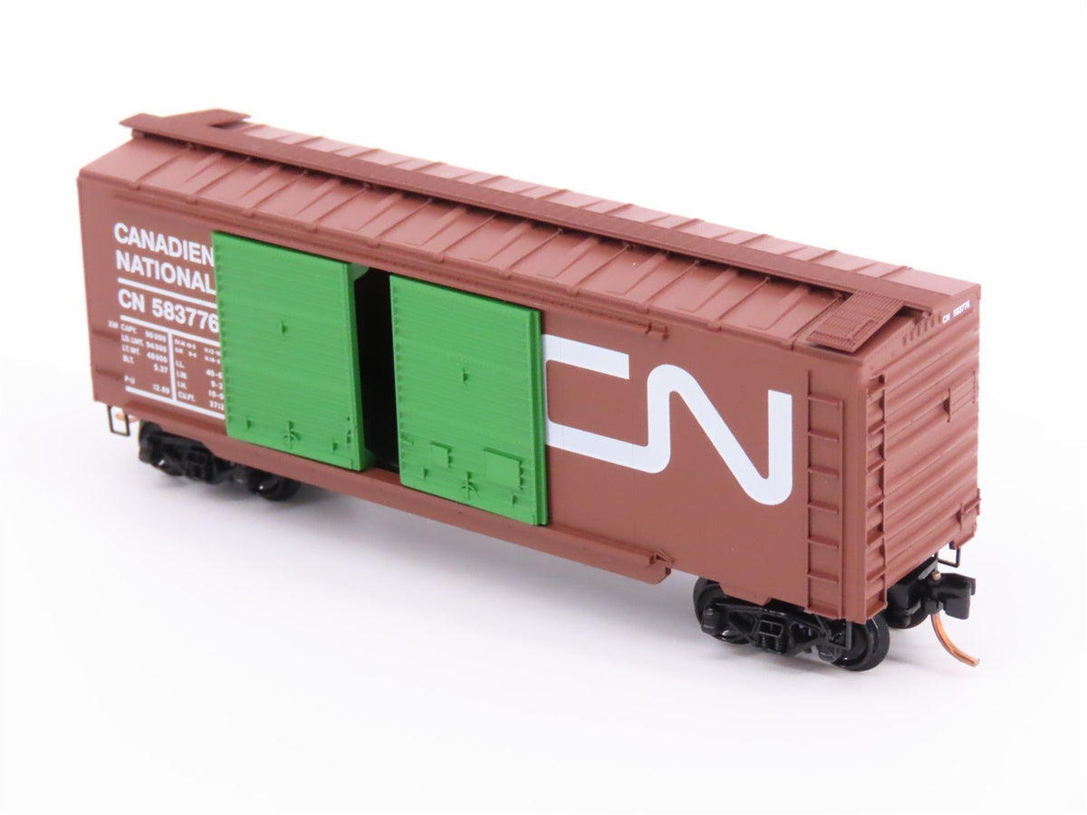 N Scale Micro-Trains MTL 23070 CN Canadian National Railroad 40&#39; Box Car #583776