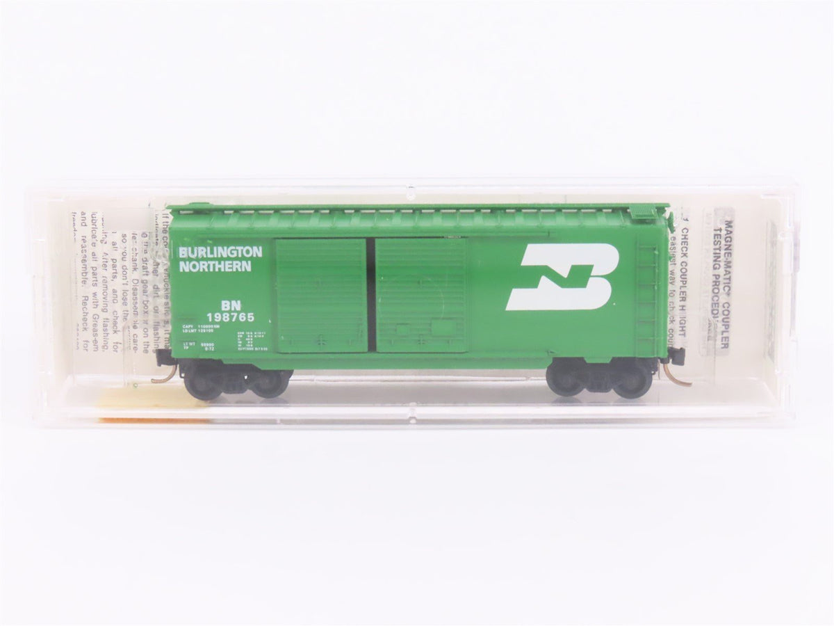 N Scale Micro-Trains MTL 23080 BN Burlington Northern 40&#39; Box Car #198765