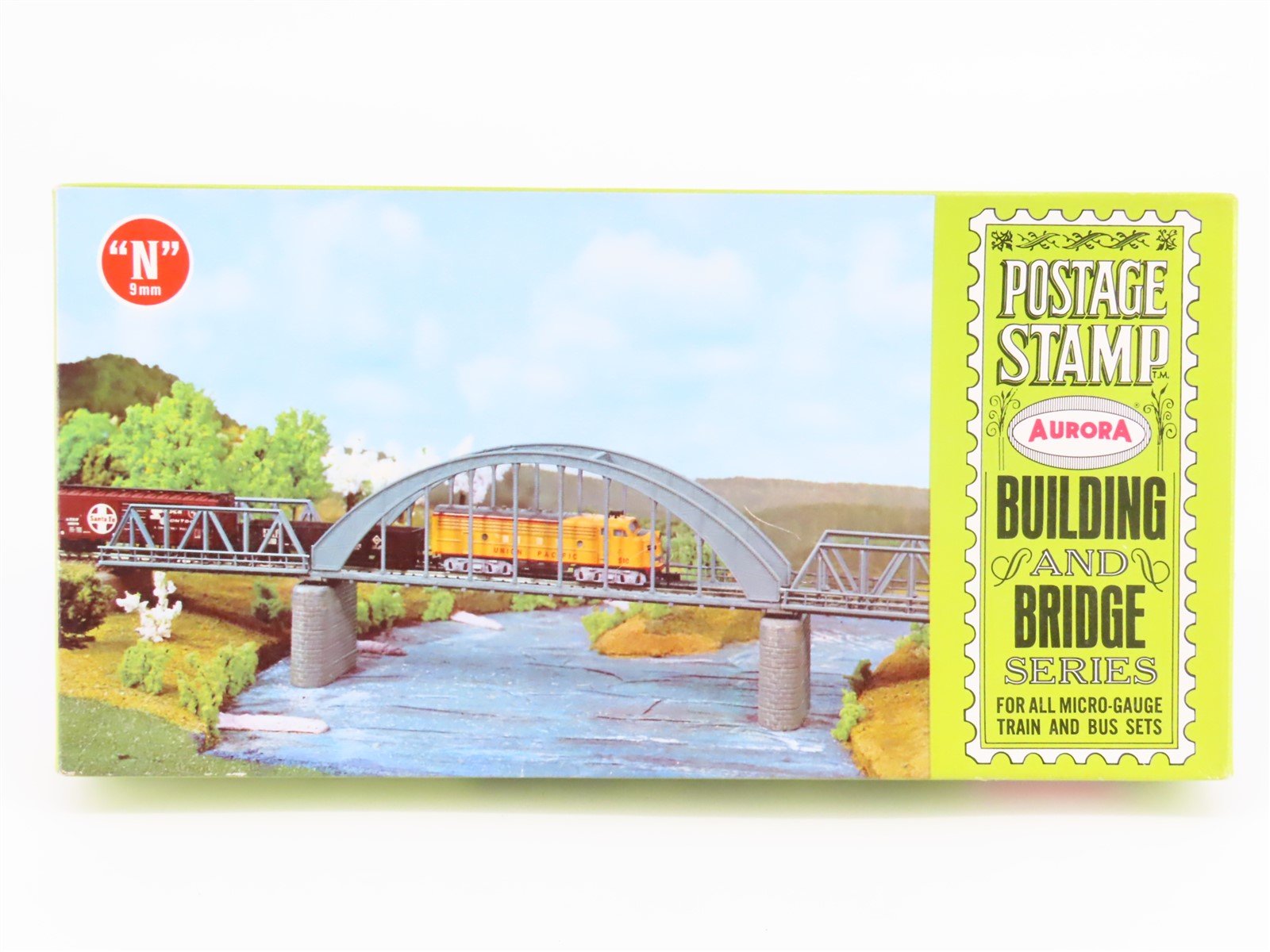 N 1/160 Scale Aurora Postage Stamp Kit #4183-200 Hell's Gate Bridge