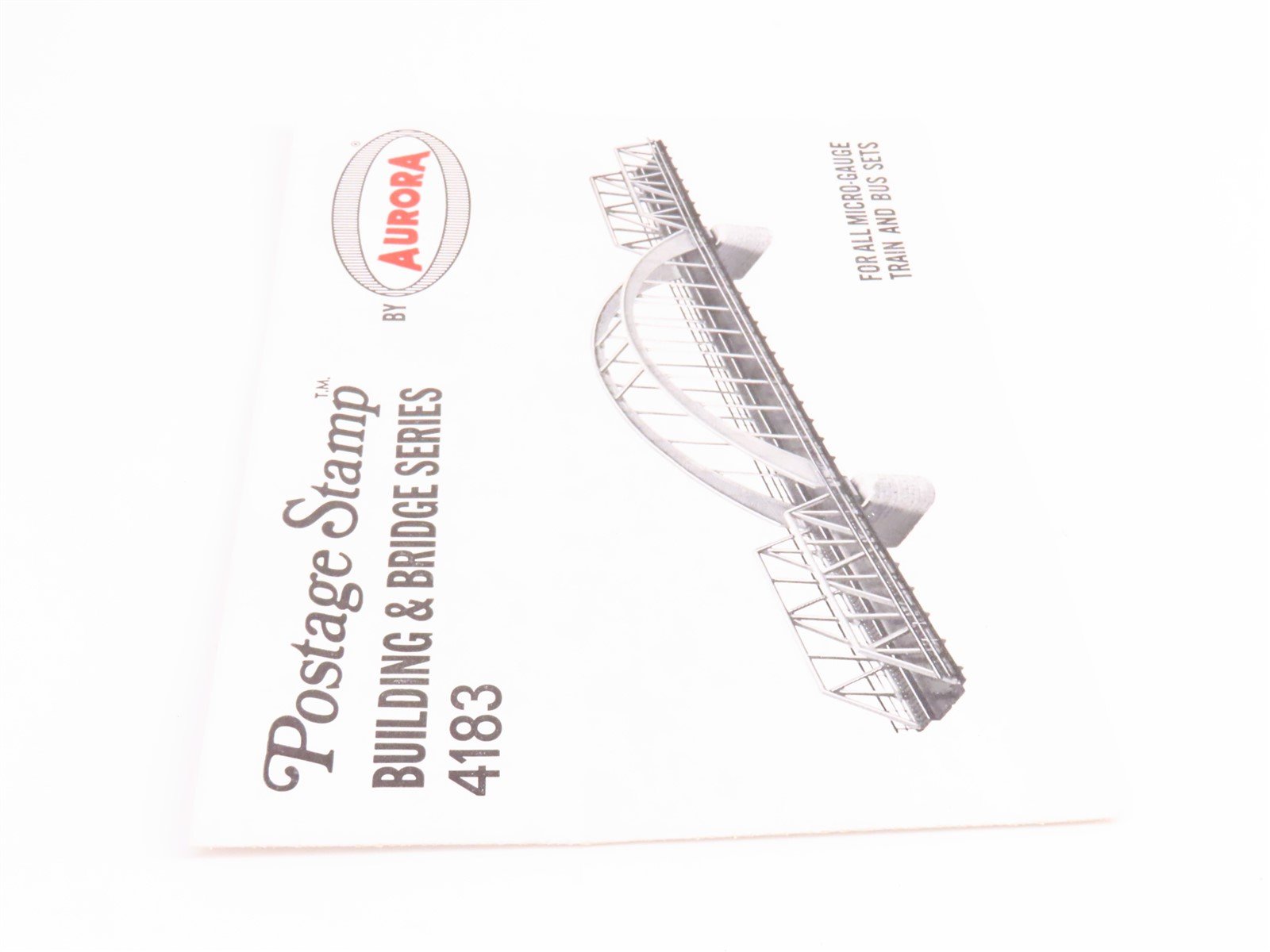 N 1/160 Scale Aurora Postage Stamp Kit #4183-200 Hell's Gate Bridge