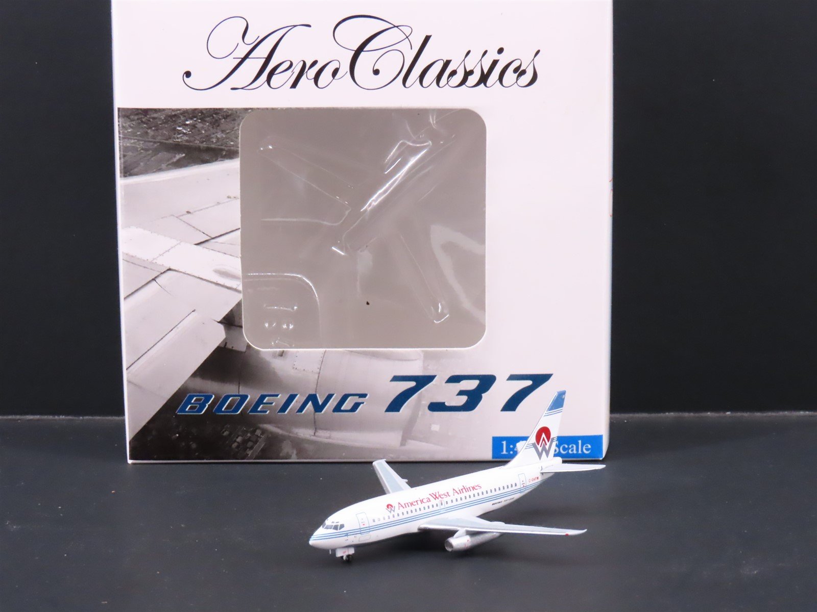 1:400 Aero Classics Die-Cast America West Airlines Boeing B737-275 Airliner
