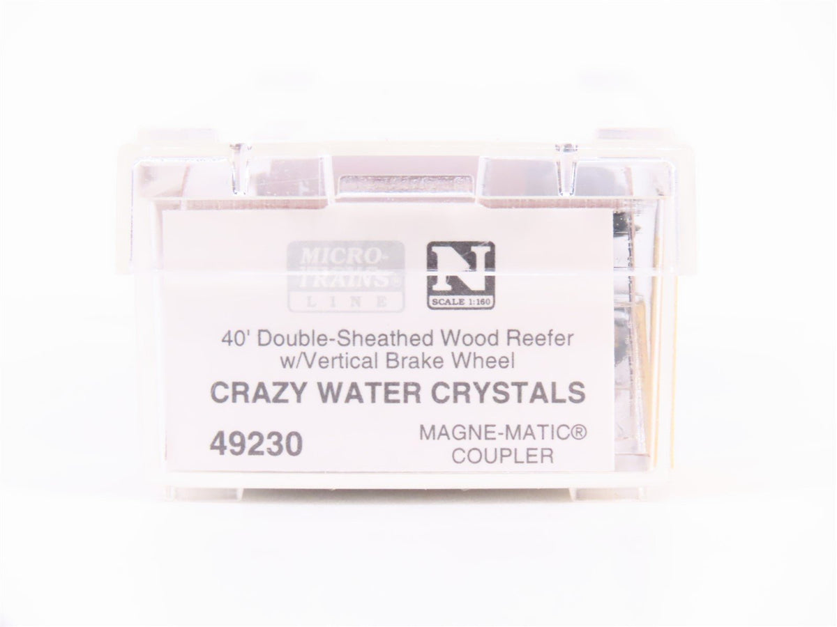 N Scale Micro-Trains MTL 49230 ART Crazy Water Crystals 40&#39; Wood Reefer #417