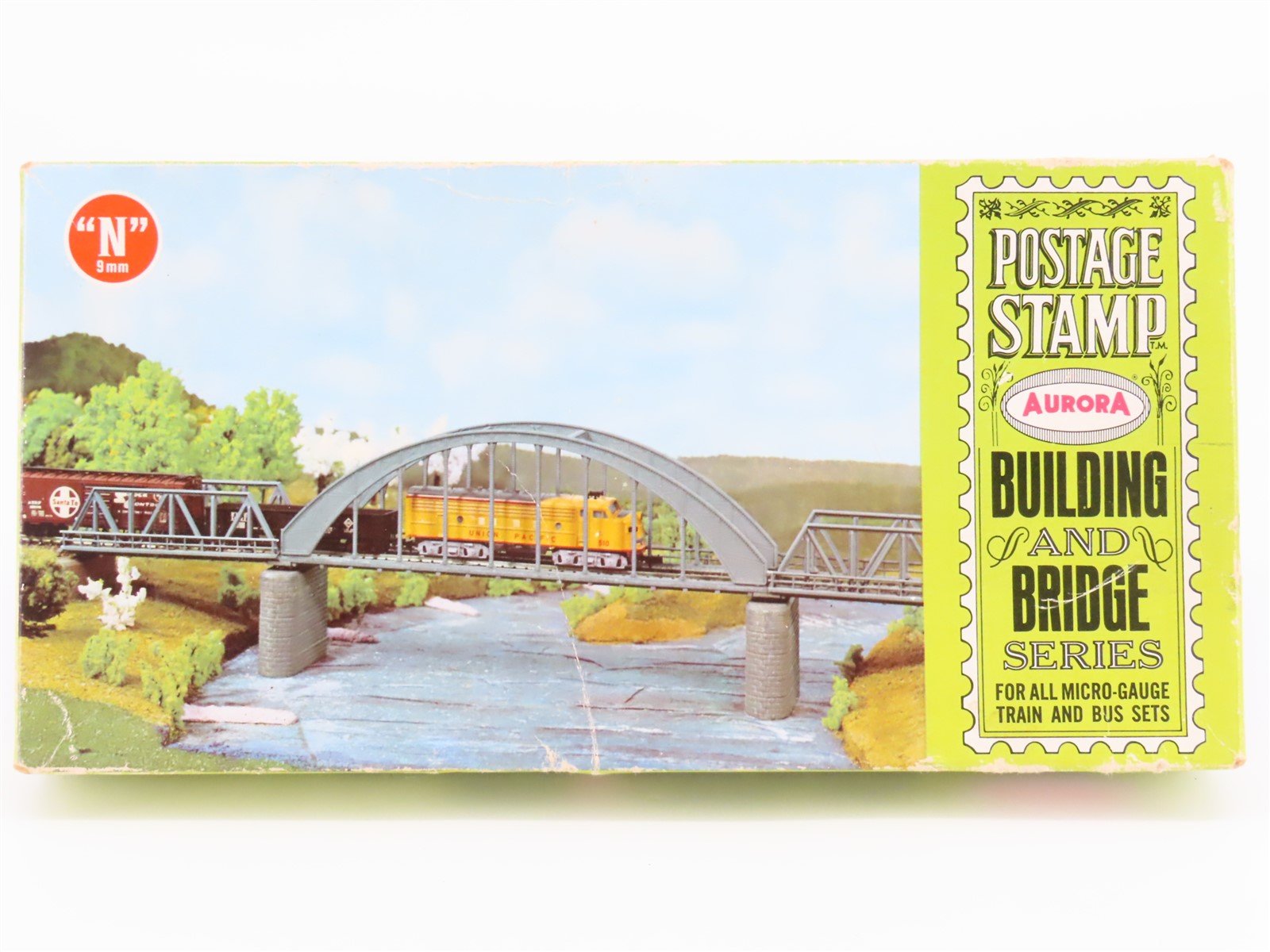 N 1/160 Scale Aurora Postage Stamp Kit #4183-200 Hell's Gate Bridge