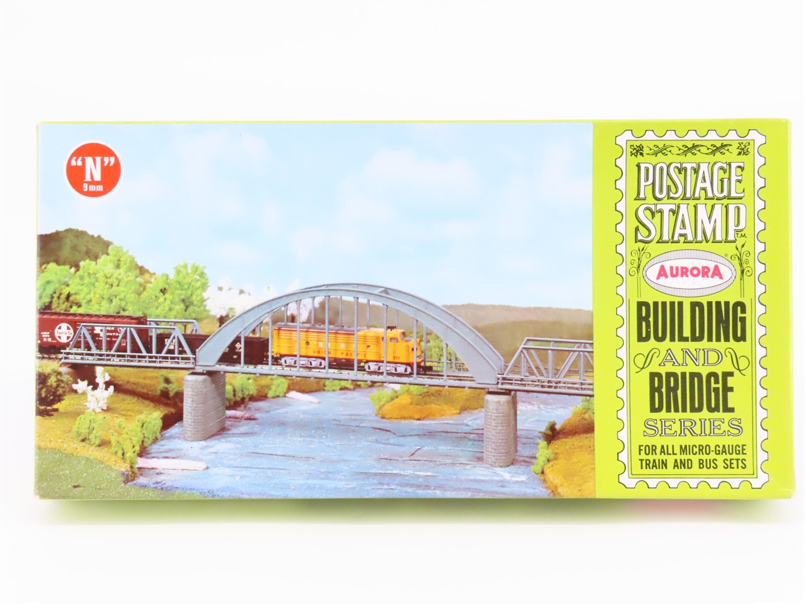 N 1/160 Scale Aurora Postage Stamp Kit #4183-200 Hell's Gate Bridge