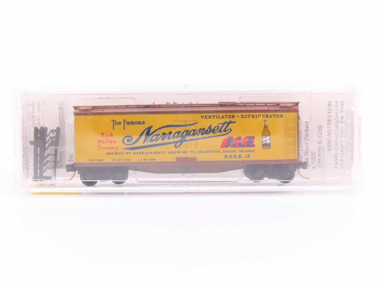 N Scale Micro-Trains MTL 49220 NBRX Narragansett Ale 40&#39; Wood Reefer #12