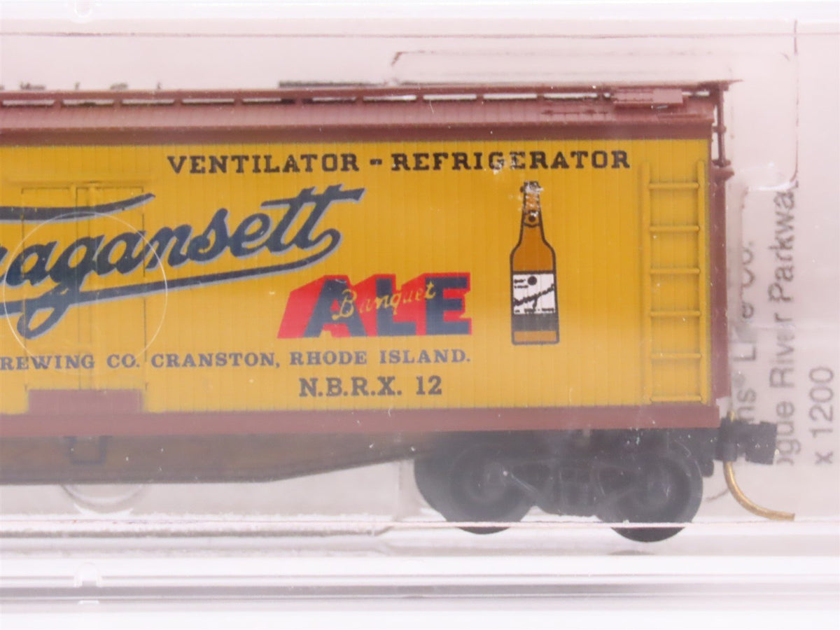 N Scale Micro-Trains MTL 49220 NBRX Narragansett Ale 40&#39; Wood Reefer #12