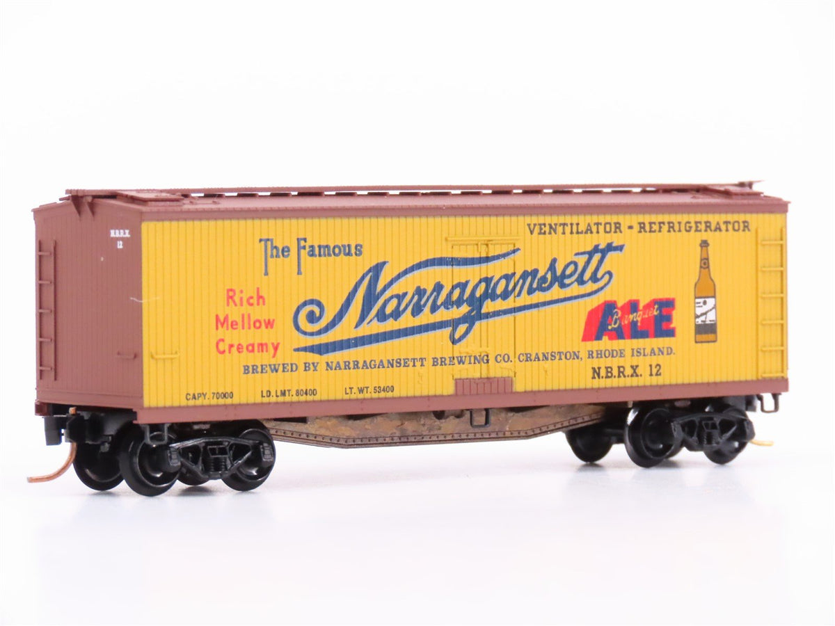 N Scale Micro-Trains MTL 49220 NBRX Narragansett Ale 40&#39; Wood Reefer #12