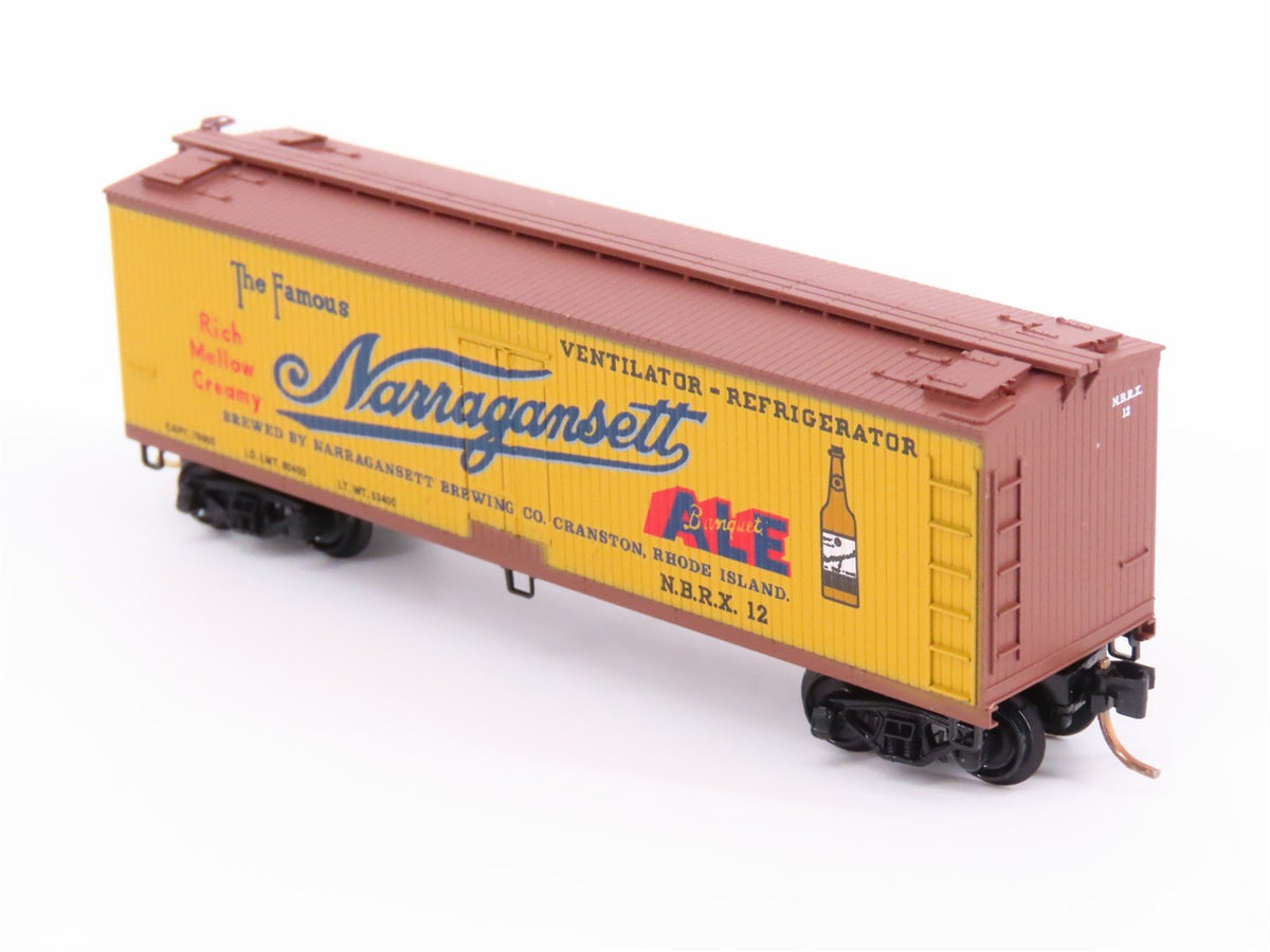 N Scale Micro-Trains MTL 49220 NBRX Narragansett Ale 40&#39; Wood Reefer #12