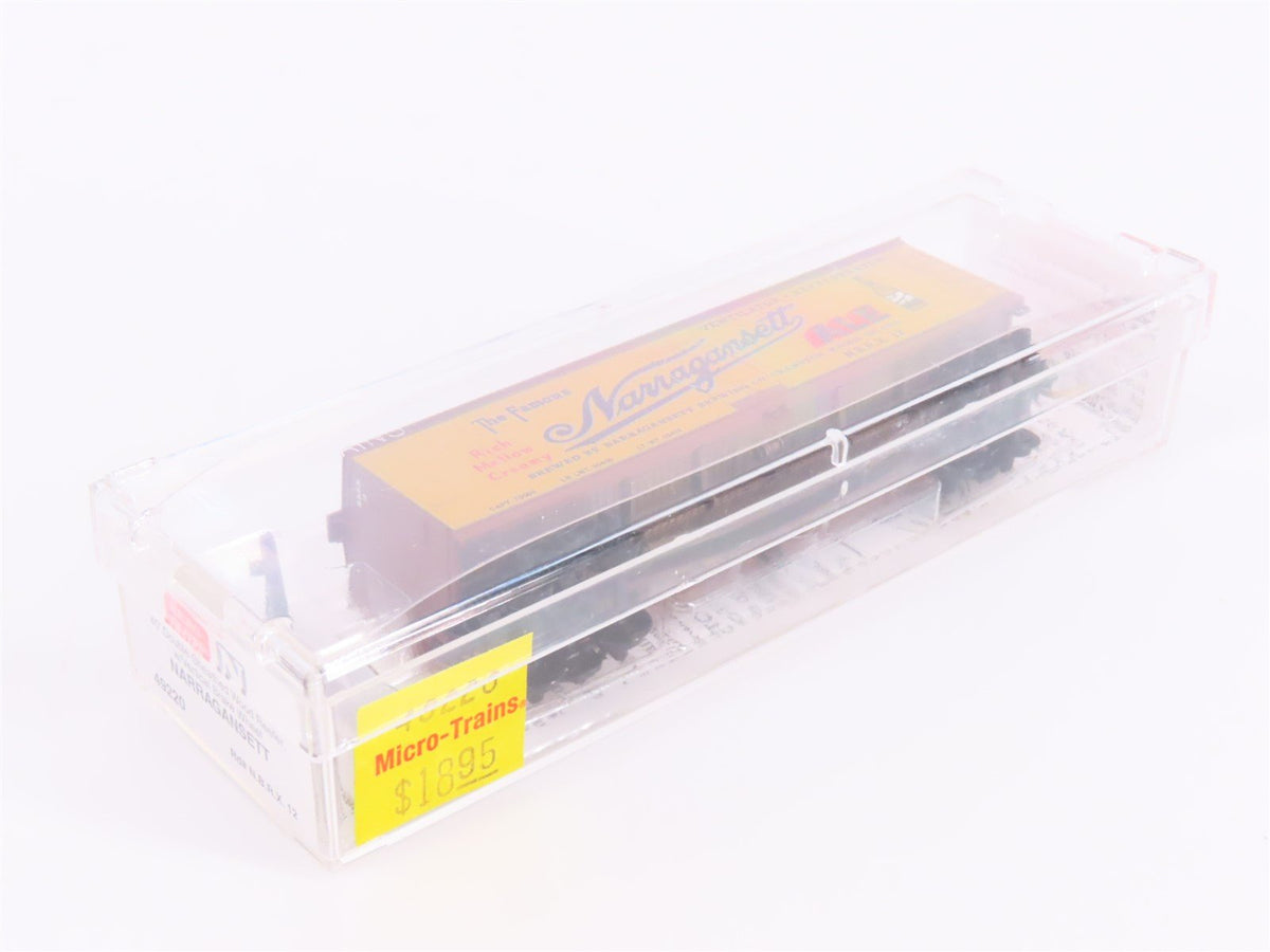 N Scale Micro-Trains MTL 49220 NBRX Narragansett Ale 40&#39; Wood Reefer #12