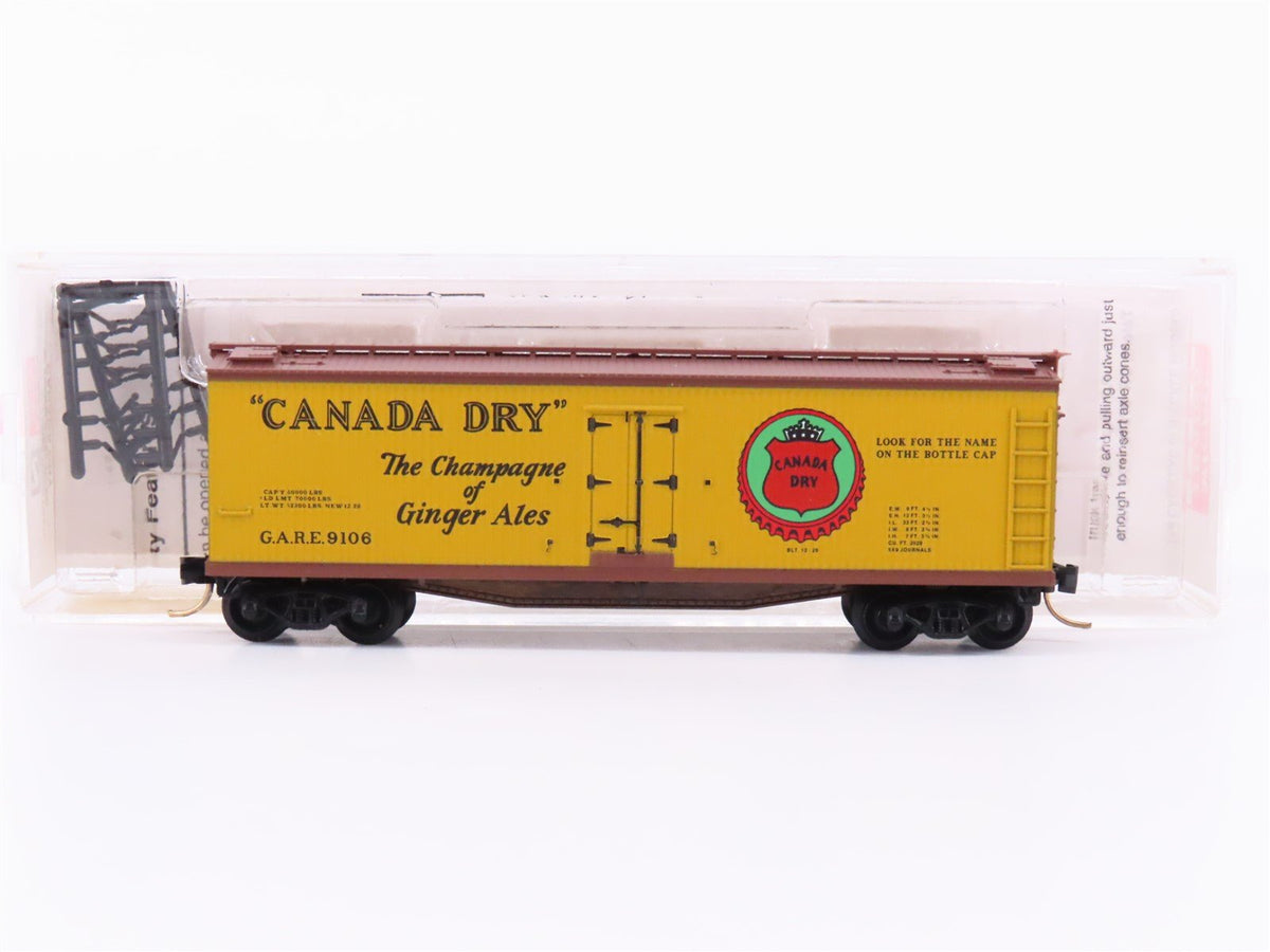 N Scale Micro-Trains MTL 49190 GARE Canada Dry Ginger Ale 40&#39; Wood Reefer #9106