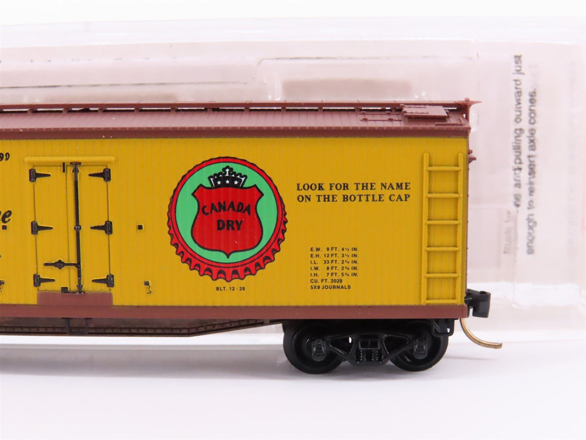 N Scale Micro-Trains MTL 49190 GARE Canada Dry Ginger Ale 40&#39; Wood Reefer #9106