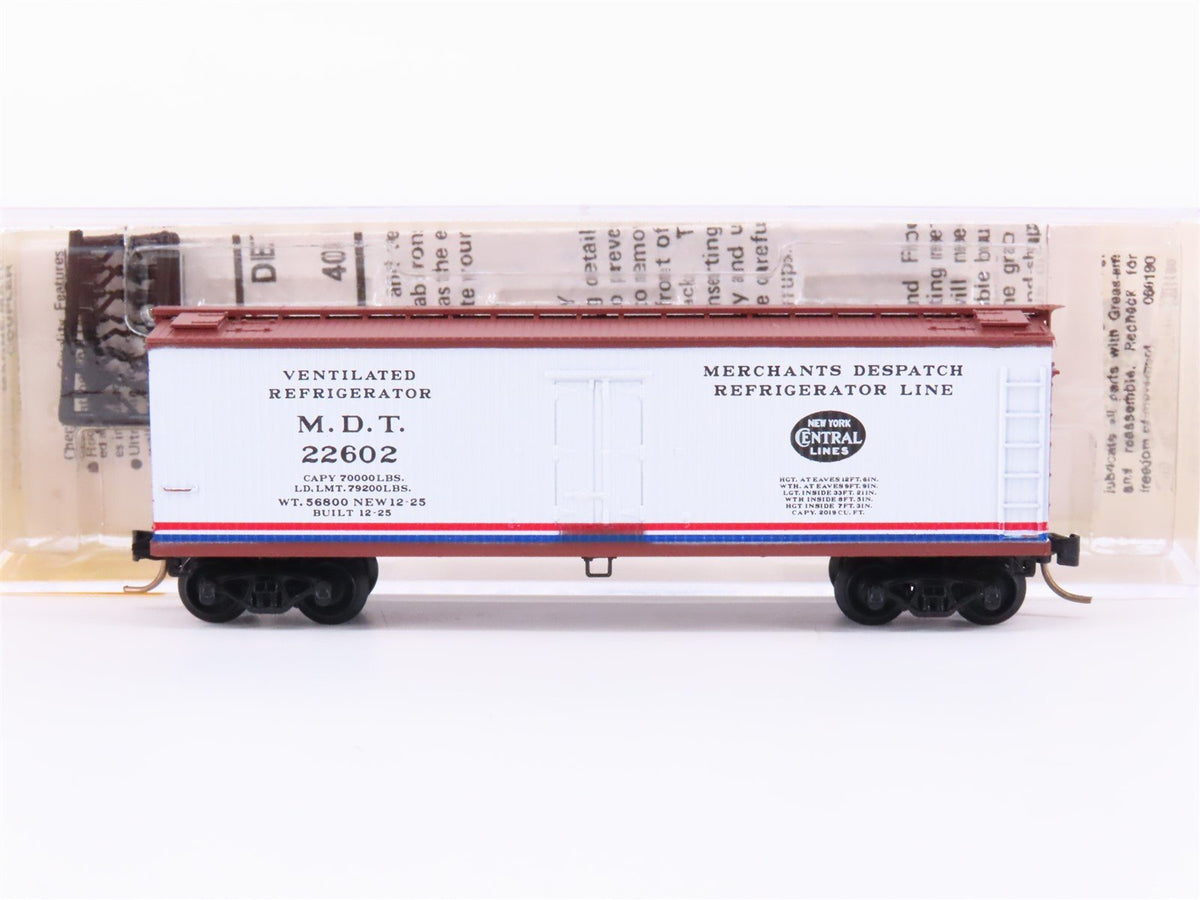 N Scale Micro-Trains MTL 49140 NYC MDT Merchants Despatch 40&#39; Wood Reefer #22602