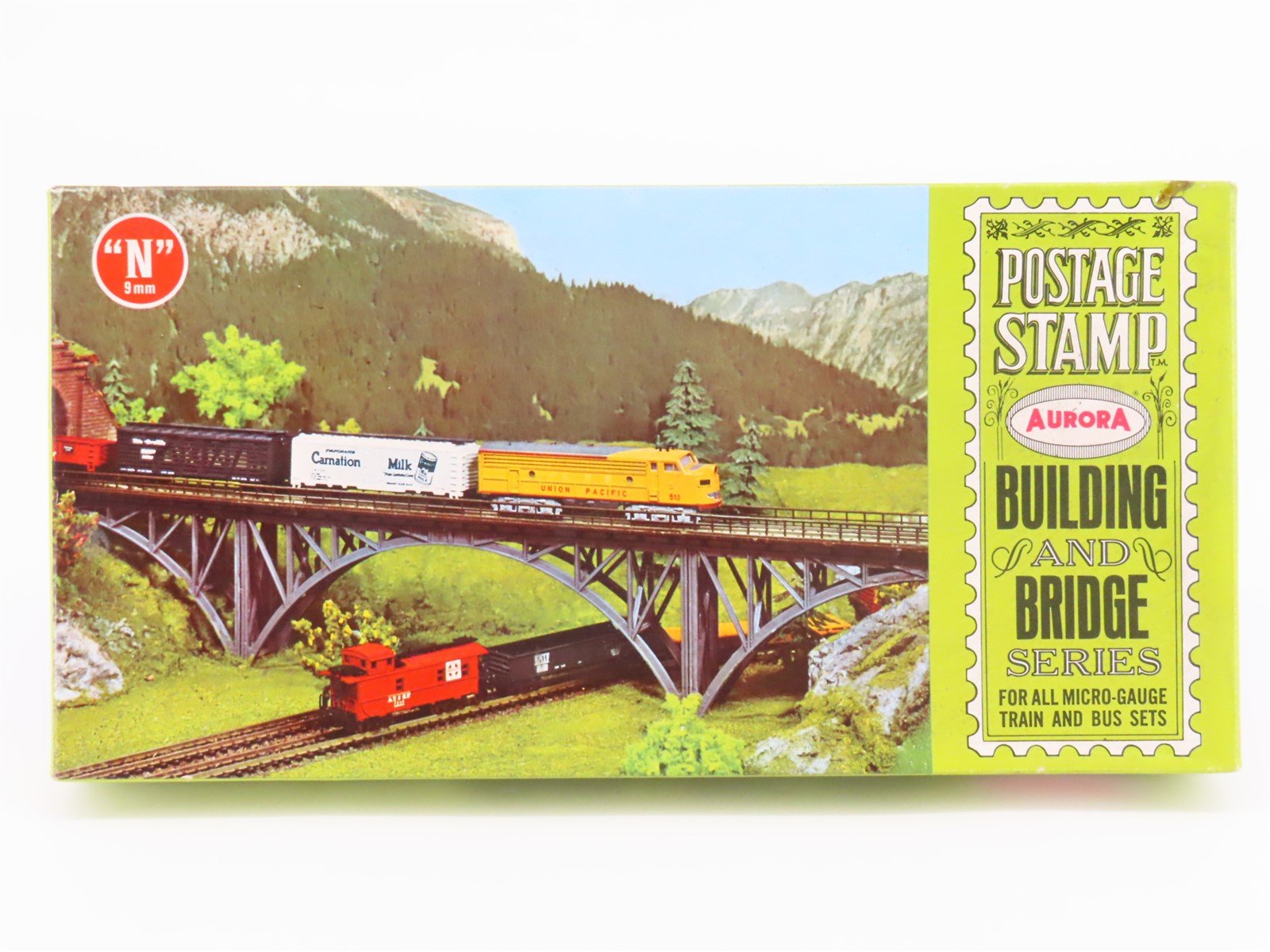 N 1/160 Scale Aurora Postage Stamp Kit #4181-200 Steel Arch Bridge