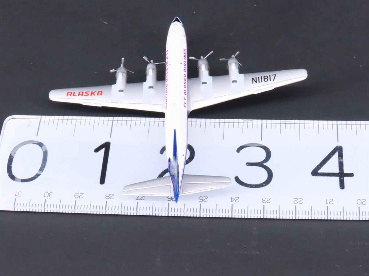 1:400 Scale Gemini Jets GJASA974 Die-Cast Fly Alaska Airlines Douglas DC6 N11817