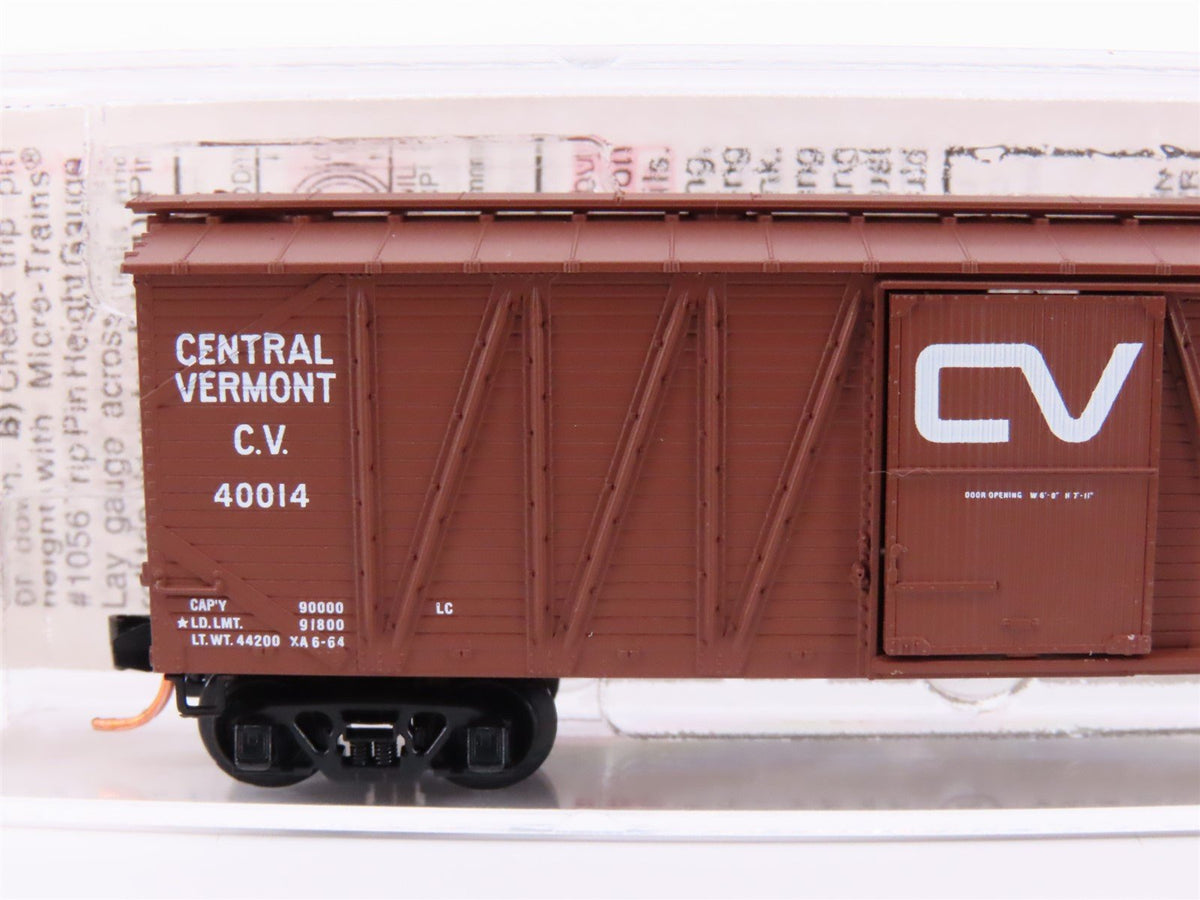 N Scale Micro-Trains MTL 28160 CV Central Vermont 40&#39; Single Door Box Car #40014