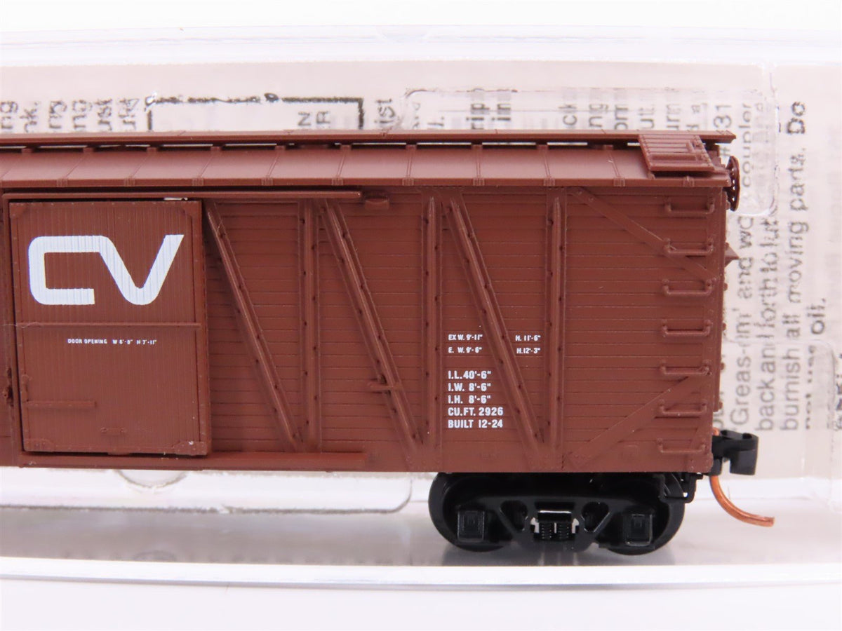 N Scale Micro-Trains MTL 28160 CV Central Vermont 40&#39; Single Door Box Car #40014