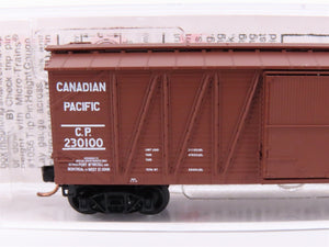 N Micro-Trains MTL 28120 CP Canadian Pacific 40' Single Door Box Car #230100