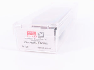 N Micro-Trains MTL 28120 CP Canadian Pacific 40' Single Door Box Car #230100