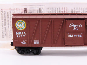 N Micro-Trains MTL 28020 M&PA Maryland & Pennsylvania Ma & Pa 40' Box Car #1157