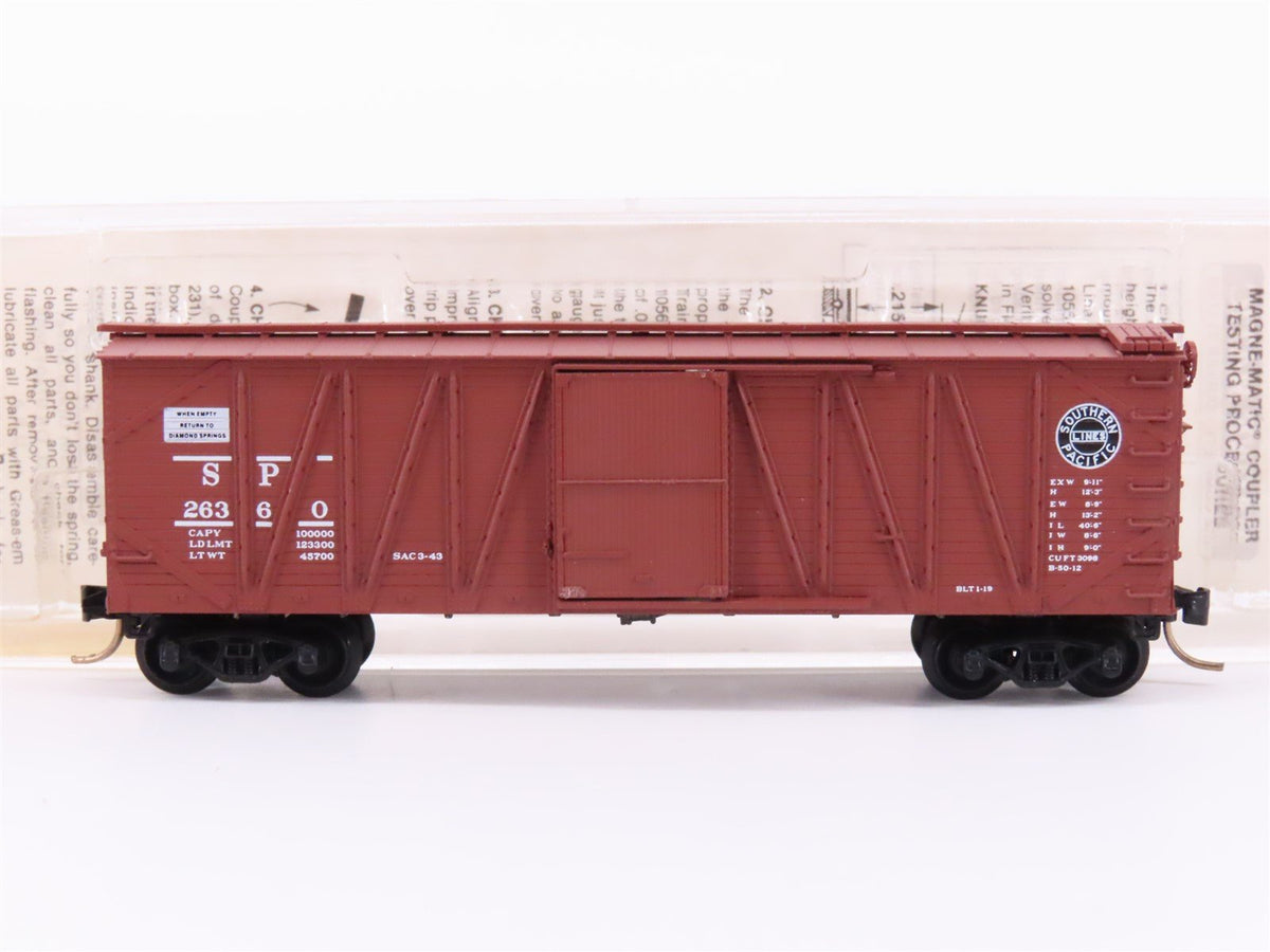 N Scale Micro-Trains MTL 28030 SP Southern Pacific Railroad 40&#39; Box Car #26360