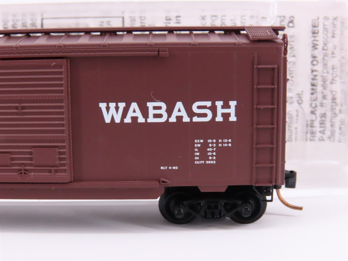 N Scale Micro-Trains MTL 23130 WAB Wabash 40&#39; Double Doors Box Car #8130