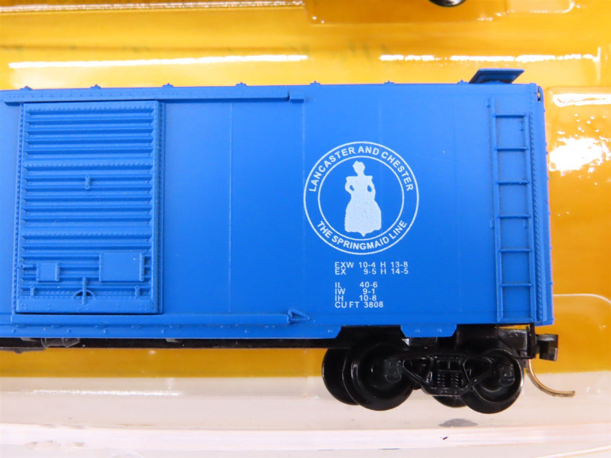 N Scale MTL Al&#39;s Kustom Train Kars L&amp;C Spring Maid Line 40&#39; Box Car 3-Pack