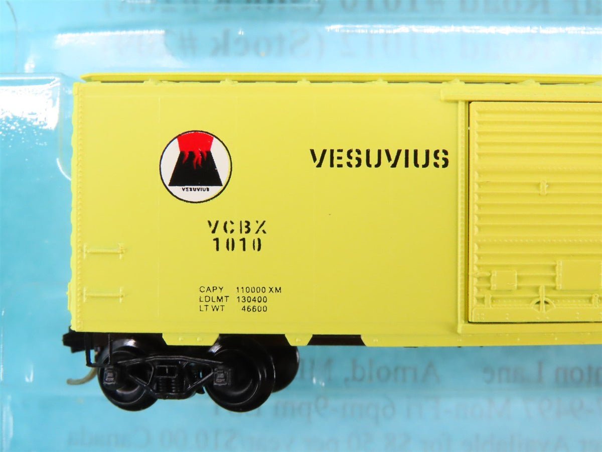 N Scale MTL Al&#39;s Kustom Train Kars VCBX Vesuvius Crucible Co 40&#39; Box Car 3-Pack