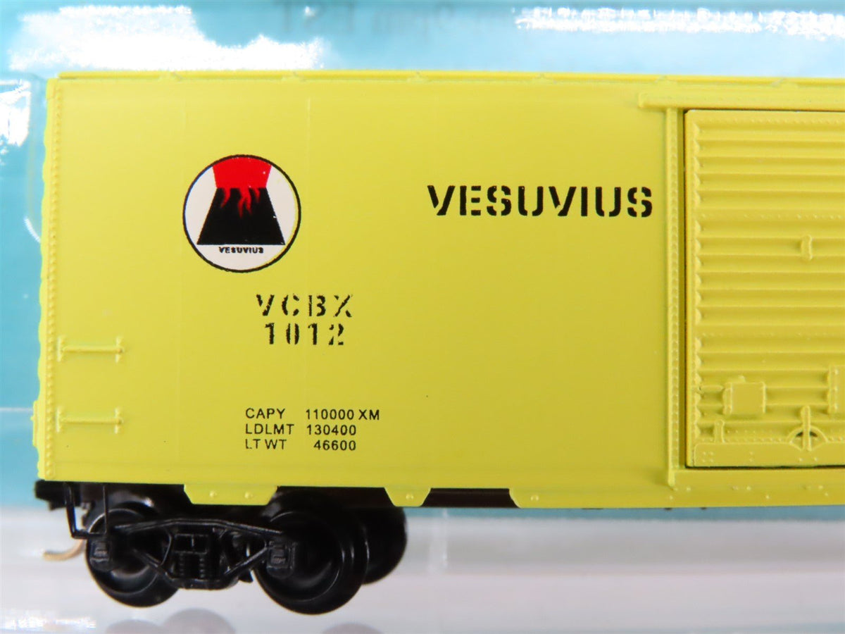 N Scale MTL Al&#39;s Kustom Train Kars VCBX Vesuvius Crucible Co 40&#39; Box Car 3-Pack