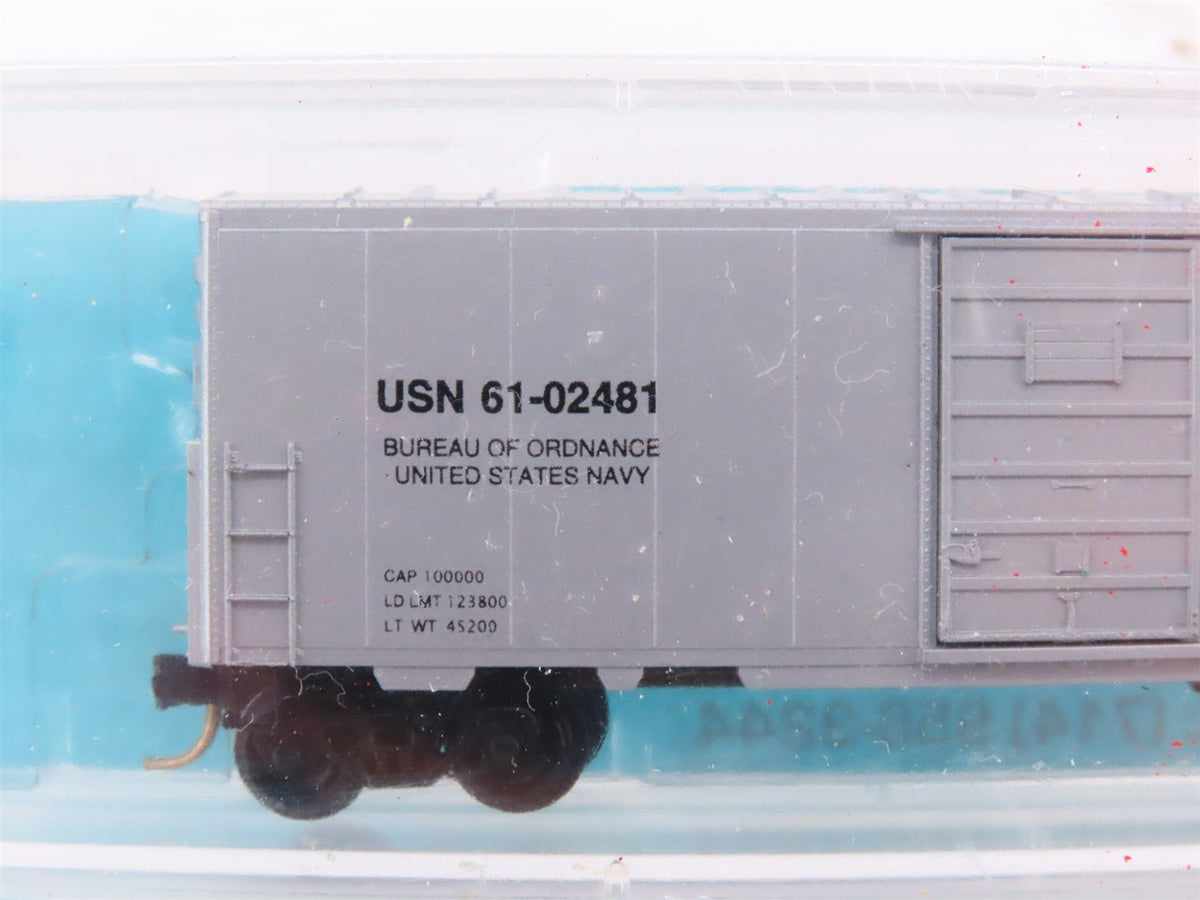 N Scale MTL The Freight Yard Premiere Editions USN US Navy Box Car 2-Pack Sealed