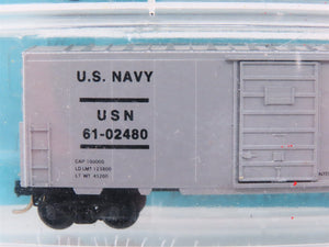 N Scale MTL The Freight Yard Premiere Editions USN US Navy Box Car 2-Pack Sealed