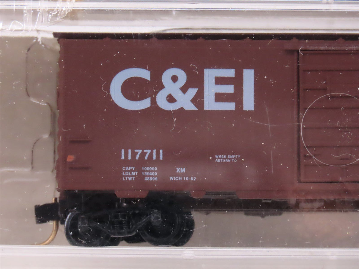 N Scale MTL Medford Trains EJ&amp;E/C&amp;EI Single Door Box Car 2-Pack Sealed