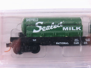 N Scale Micro-Trains MTL NSC 07-129 NX The Dairy Express Flat Car 2-Pack Sealed