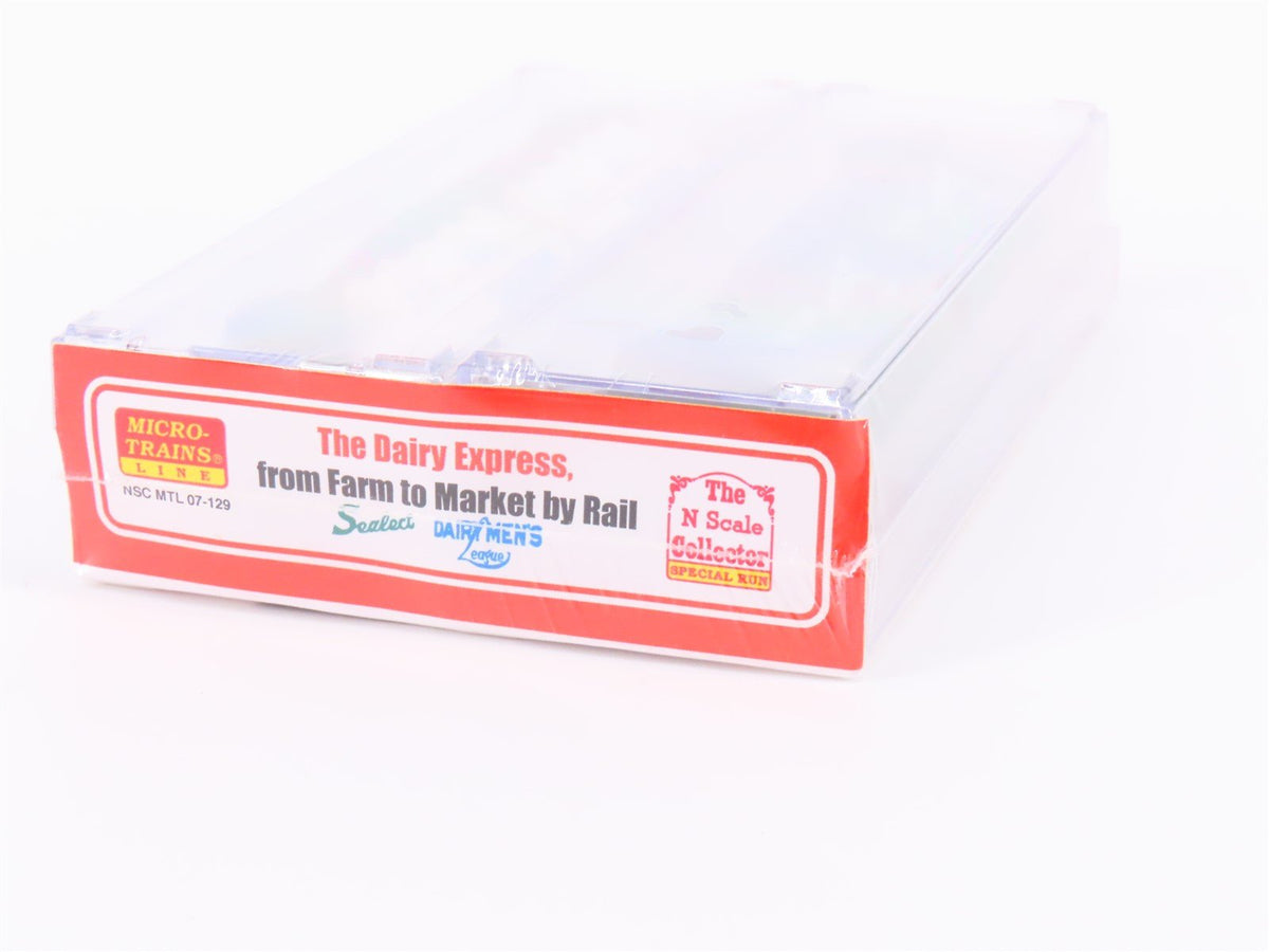 N Scale Micro-Trains MTL NSC 07-129 NX The Dairy Express Flat Car 2-Pack Sealed