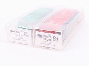 N Scale Micro-Trains MTL Special Run LGVL/DMBM Railroad Box Car 2-Pack Sealed