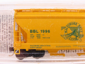 N Micro-Trains MTL Special Run BBL Baltimore Belt 2-Bay Hopper 2-Pack Sealed