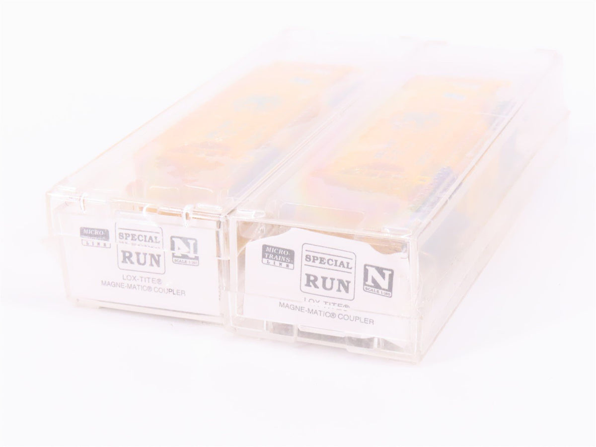 N Micro-Trains MTL Special Run BBL Baltimore Belt 2-Bay Hopper 2-Pack Sealed