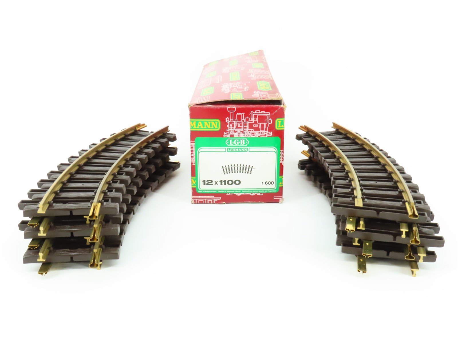 G Scale LGB 1100 12 Curved 30 Degree Track Pieces