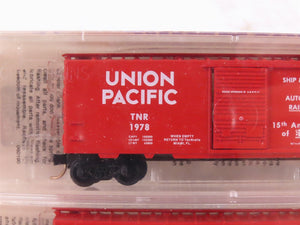 N Scale Micro-Trains MTL TexNrails TNR UP Union Pacific Box Car 2-Pack Sealed