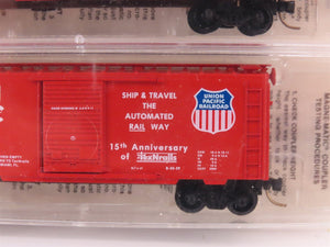 N Scale Micro-Trains MTL TexNrails TNR UP Union Pacific Box Car 2-Pack Sealed