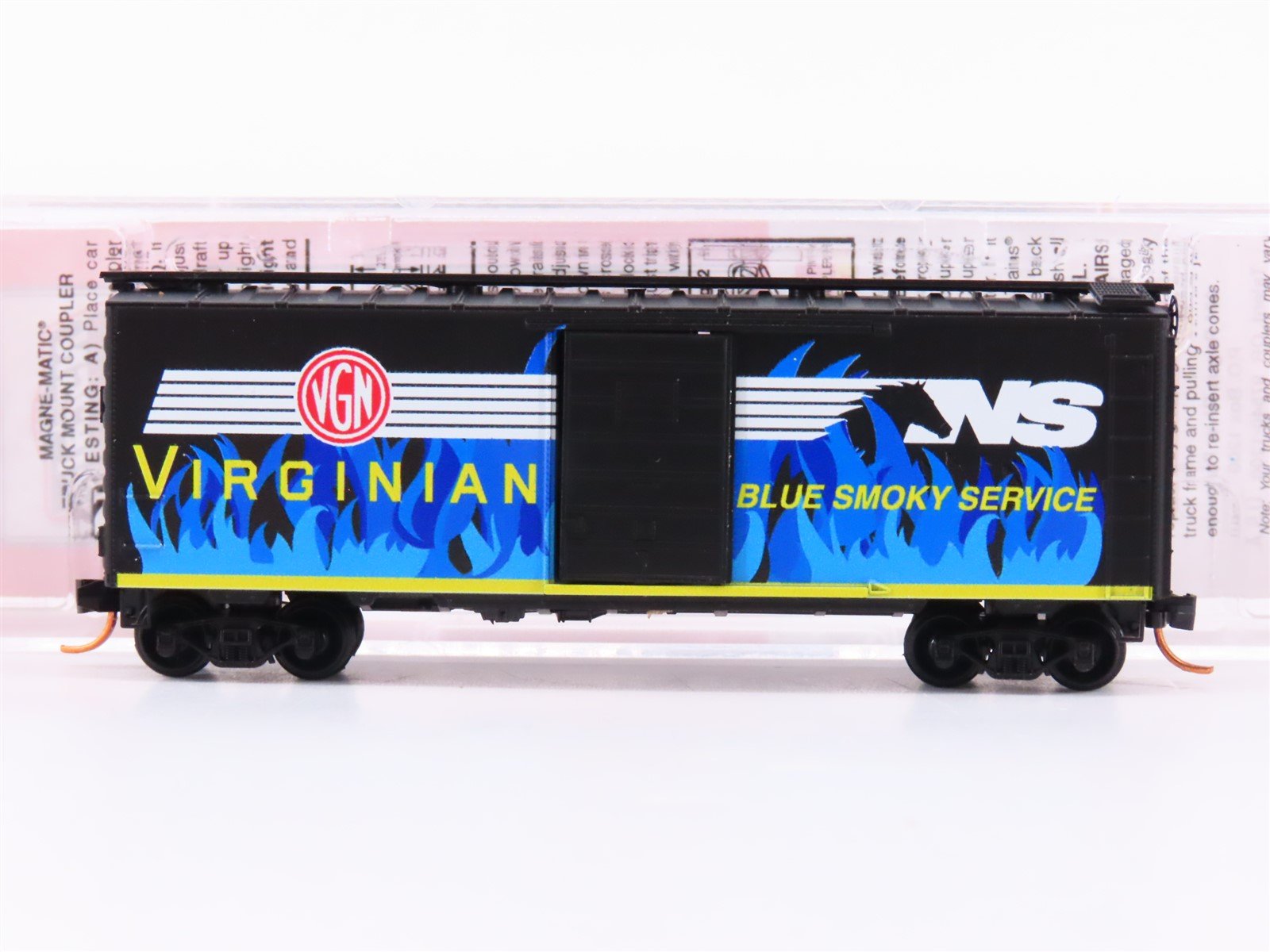 N Scale Micro-Trains MTL NSE 14-01 NS VGN Blue Smoky Service Single Door Box Car