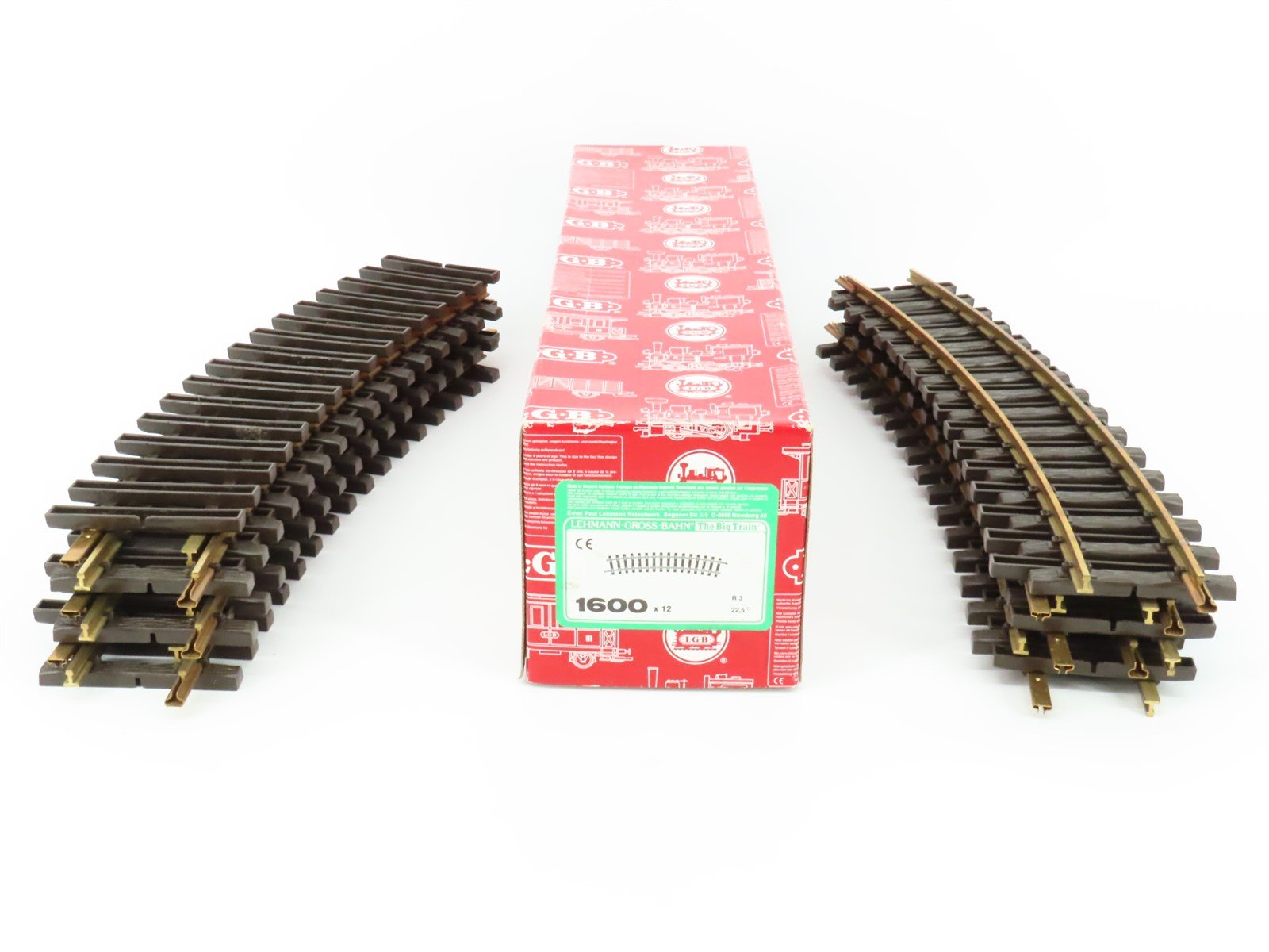 G Scale LGB 1600 12 Curved R3 22.5 Degree Track Pieces