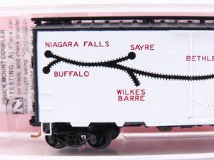 N Micro-Trains MTL NSE 11-01 LV Lehigh Valley Rolling Billboard Box Car #97455