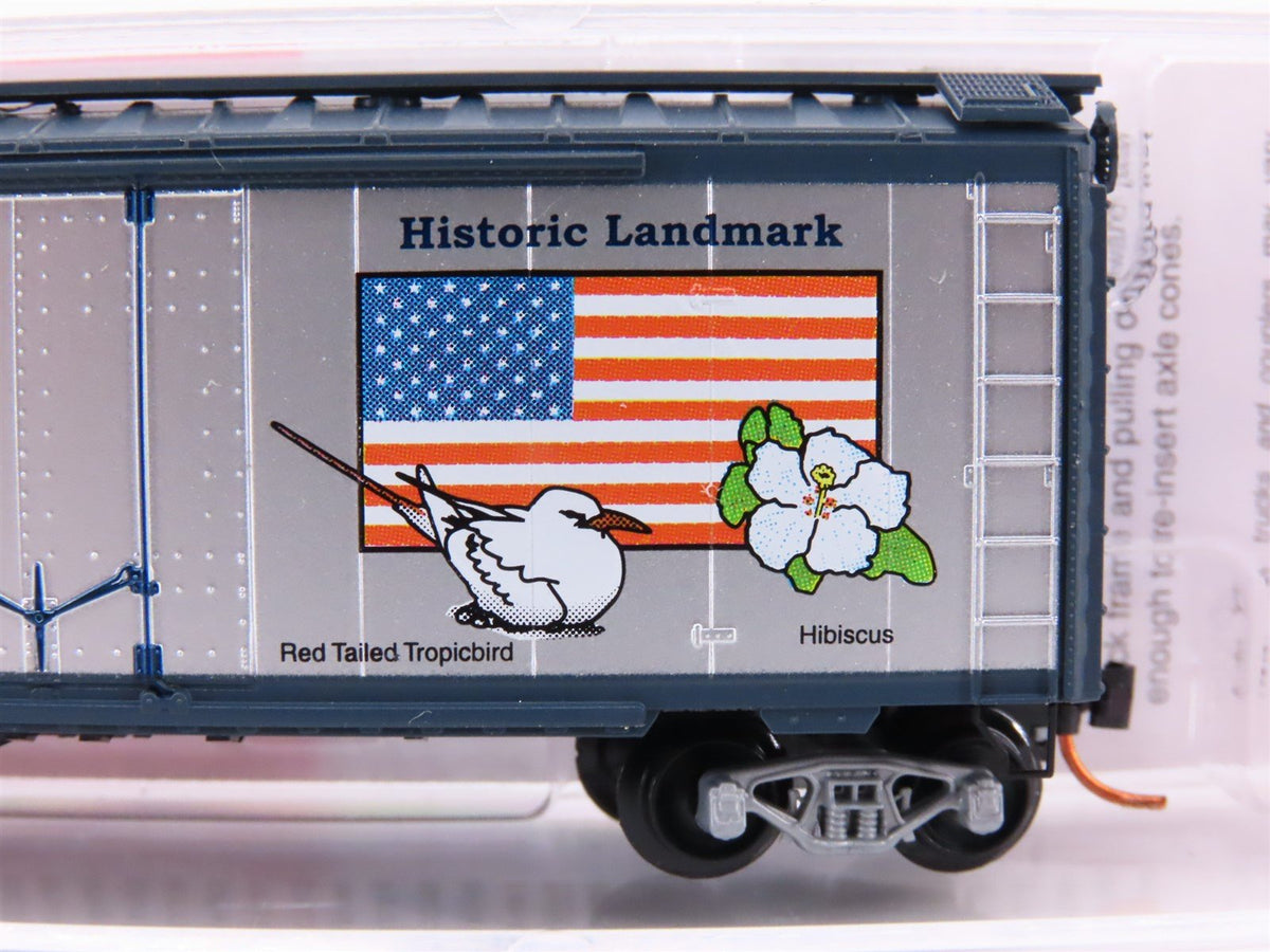 N Scale Micro-Trains MTL NSC 09-01 WK Wake Island 40&#39; Plug Door Box Car #1899