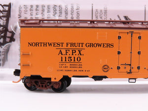 N Scale Micro-Trains MTL NSC 10-30 #15 AFPX Buckaroo Apples Reefer #11510